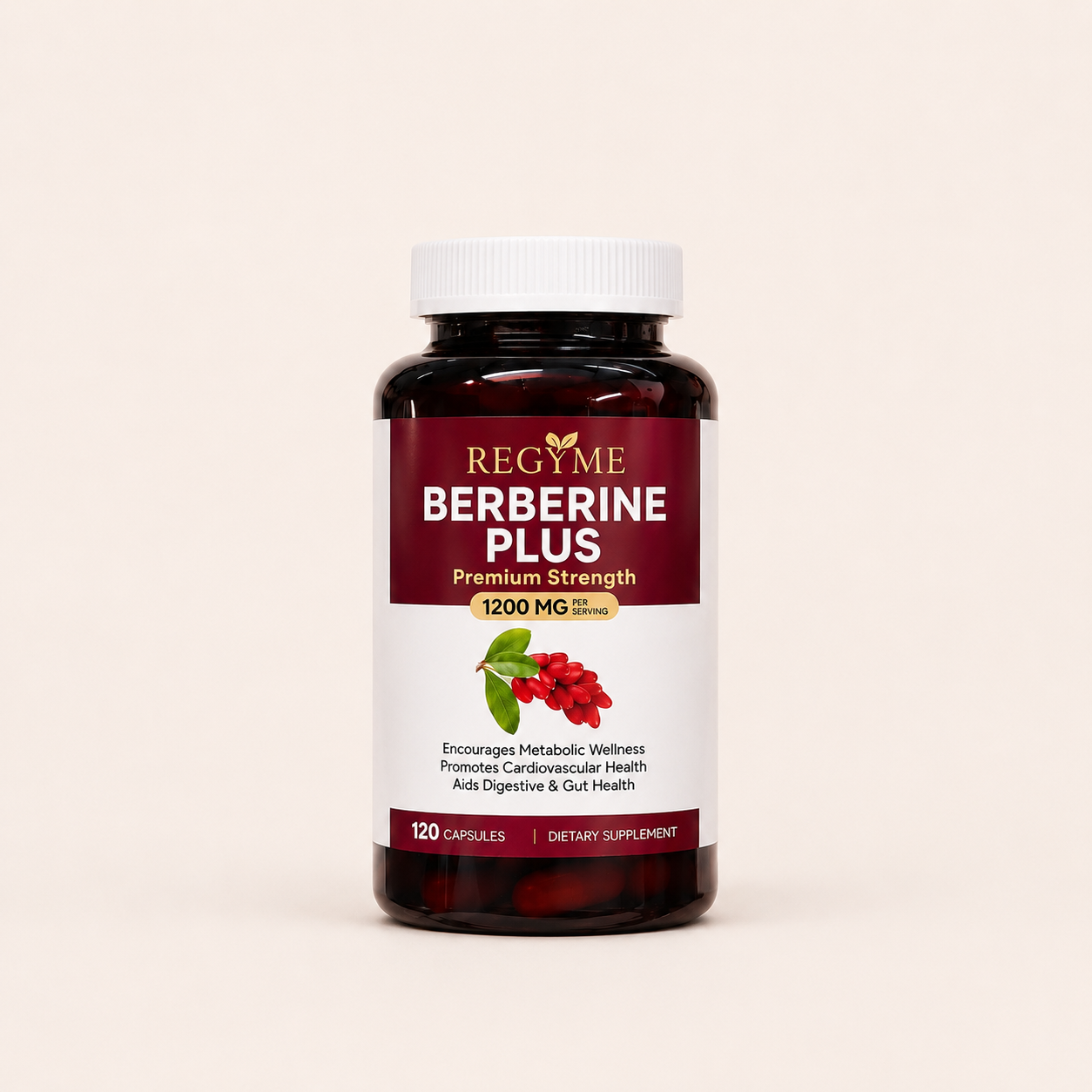 Berberine 1200mg 120 Capsules
